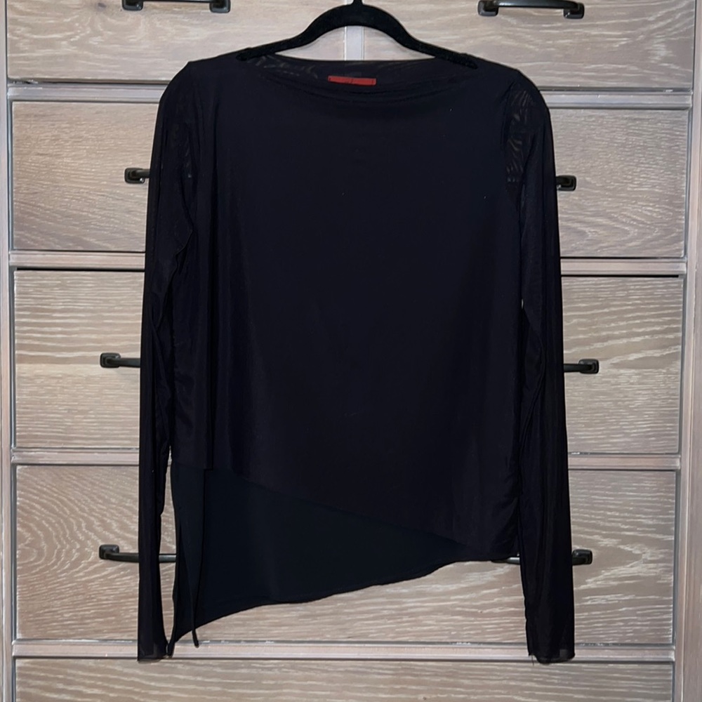 BKE Black Long Sleeve Top